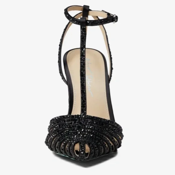 Betsey Johnson Diamond Crystal Strass Ali Pointed toe Heels - Picture 4 of 11